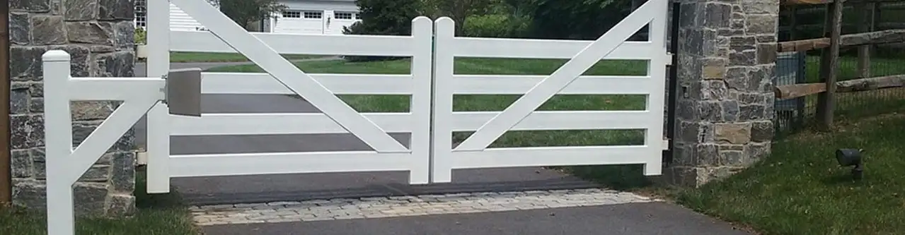 white-vinyl-gate-installation-access-control-systems-in-newark-de